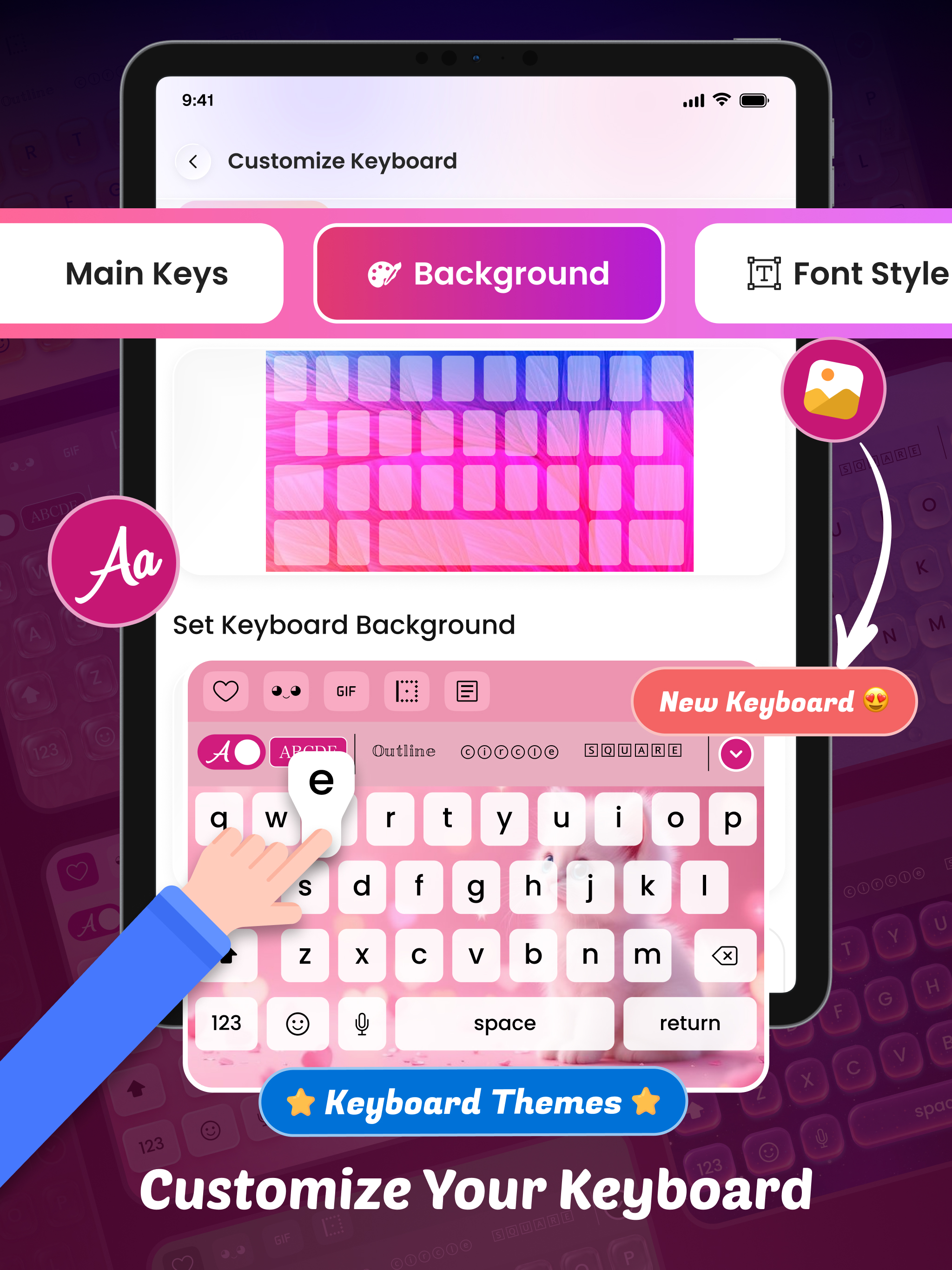 Widget Theme: Fonts & Keyboard screenshot 17