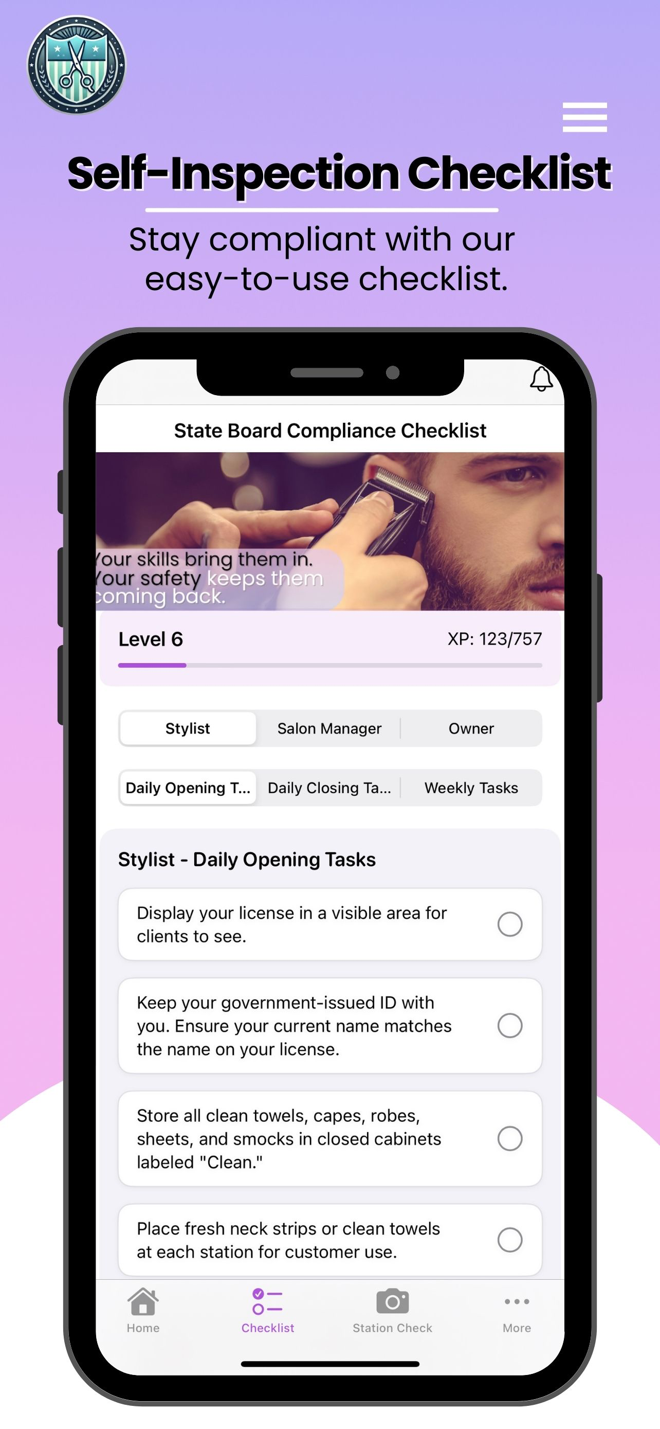 Salon Safety App screenshot 2