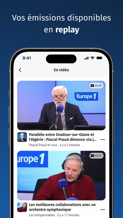 Europe 1: radio, podcast, actu screenshot-4