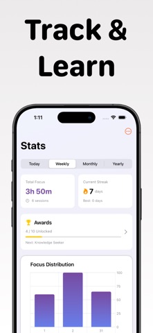 Study & Focus Timer - PomoPaw Screenshot 3 of 6