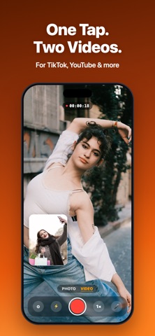 Dualix: Dual Camera Recorder Screenshot 2 of 5