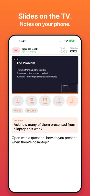 Pitch Mode: Slide Presenter screenshot 1 of 7