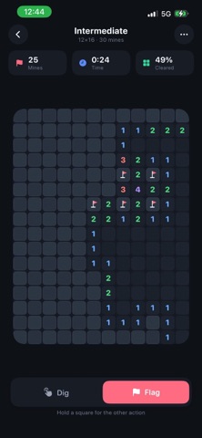 Minesweeper Brainteaser Screenshot 4 of 4