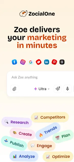 ZocialOne: AI Marketing Suite screenshot 1