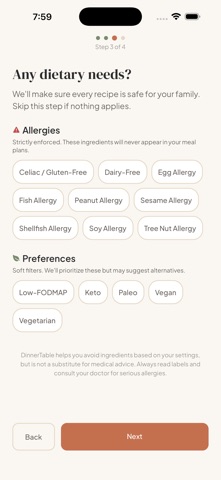 DinnerTable App Screenshot 3 of 10