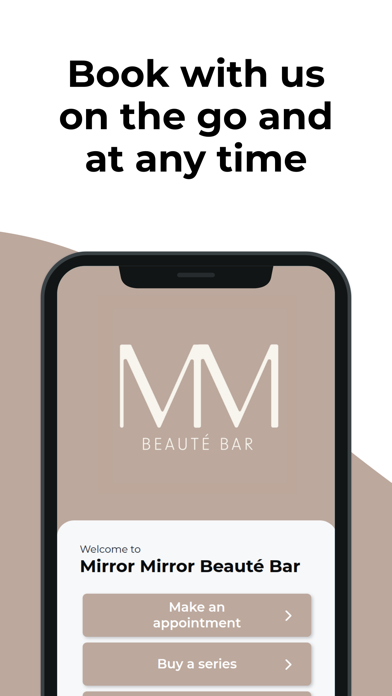 Mirror Mirror Beauté Bar iPhone screenshot 1 - Lifestyle app