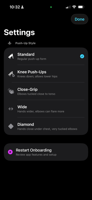 Push-Ups: Form and Rep Tracker Screenshot 3 of 3