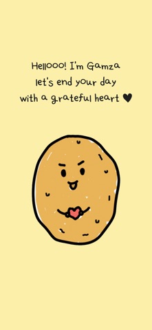 Gamza Diary: Gratitude Journal iPhone screenshot