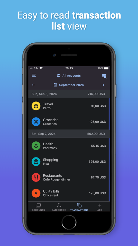 #7. Expense Else (iOS) 게시자: Michal Klik