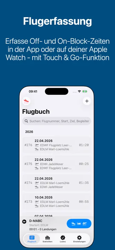 UL Flugbuch screenshot 2 of 6