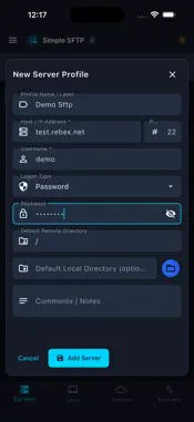 Simple SFTP screenshot 2