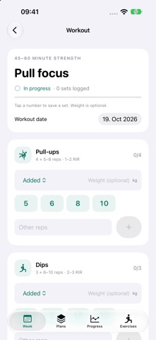Form: Offline Workout Tracker screenshot 3