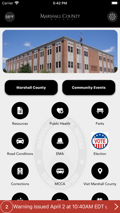 Marshall County Indiana Screenshot