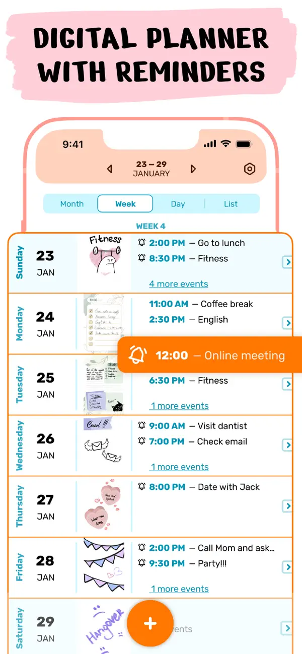 #4. Pencil Calendar: Daily Planner (iOS) Av: Simpledio, LLC