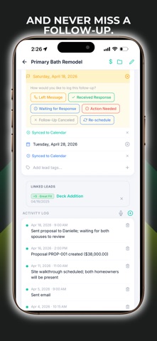 Lead Score CRM+ iPhone screenshot