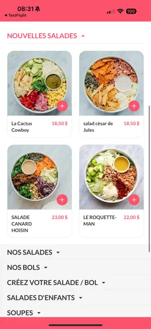 Mandy's Salads (Québec) screenshot 3