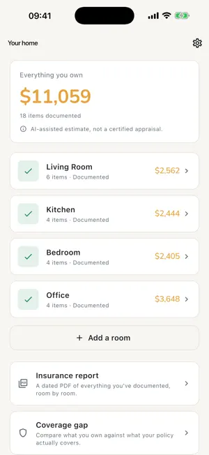 Ownio: Home Inventory screenshot 1