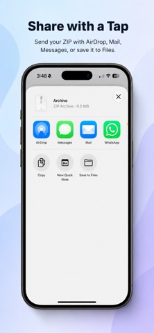 Unzip Files – ZIP Extractor Screenshot 4 of 4