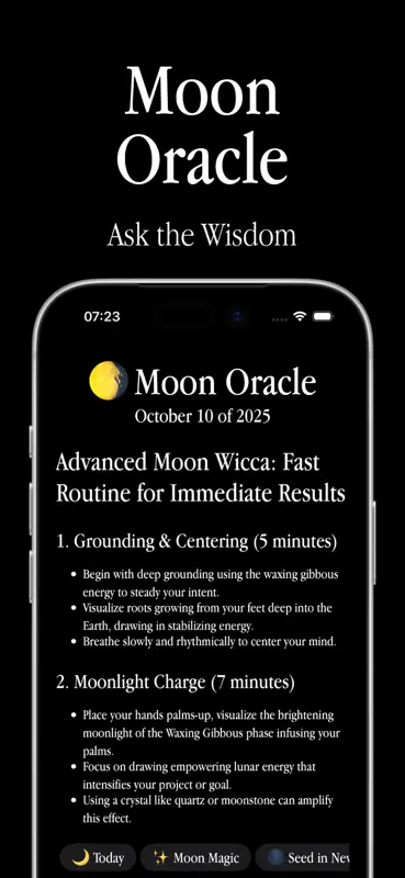 Moon Oracle: Wicca Advanced screenshot 3 of 5