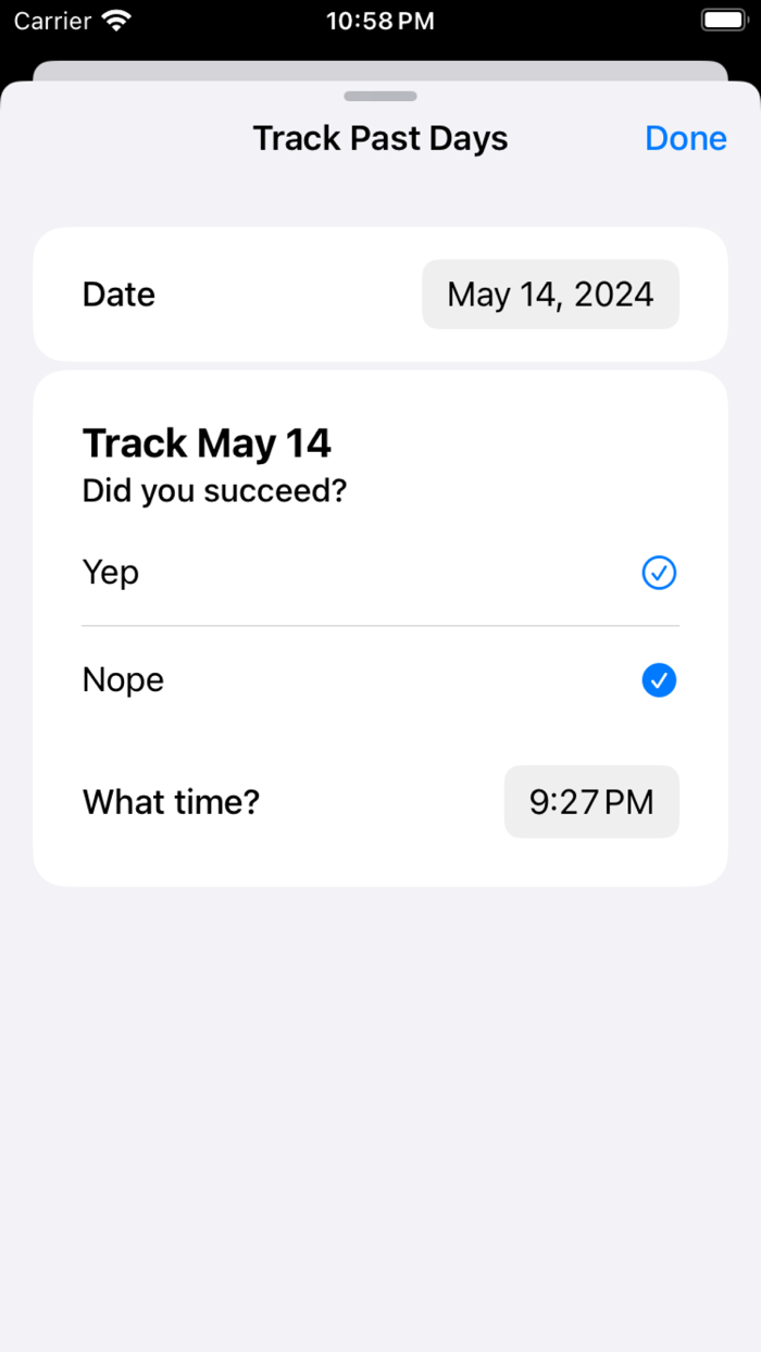 Check Track Habits Easily
