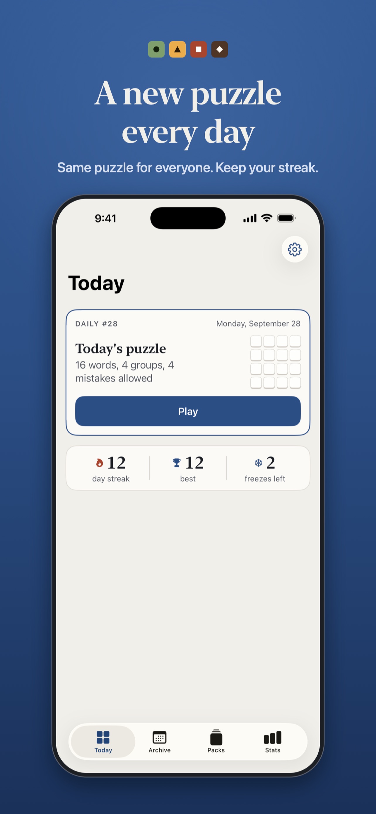 Screenshot 2 of Quartets: Daily Word Groups