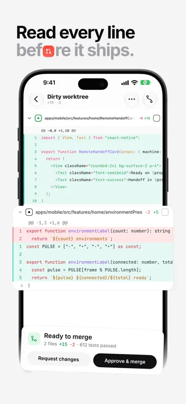 T3 Code - Remote Claude & more screenshot 5 of 6