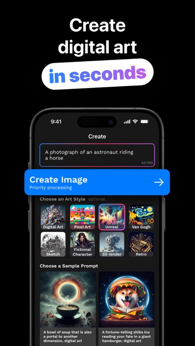 Algo: AI Text To Art Generator Screenshot