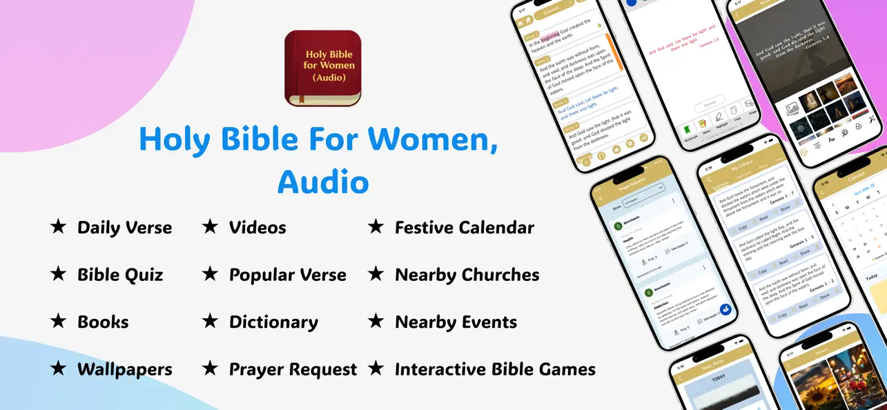Screenshot #1 pour Holy Bible For Women, Audio