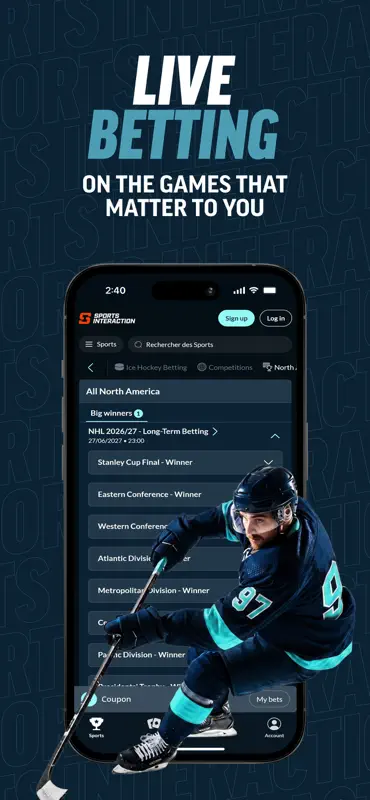 Sports Interaction Sportsbook screenshot 2 of 6