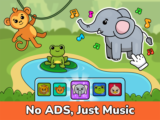 Baby piano for kids & toddlers iPad screenshot 5 - Education app