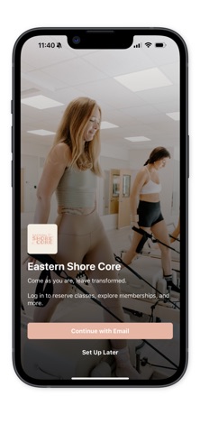 Eastern Shore Core Pilates screenshot