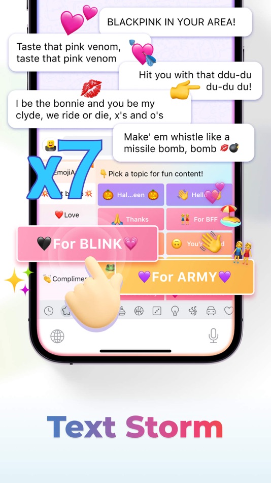#7. Facemoji AI Emoji Keyboard (iOS) بواسطة: EKATOX SINGAPORE PRIVATE LIMITED