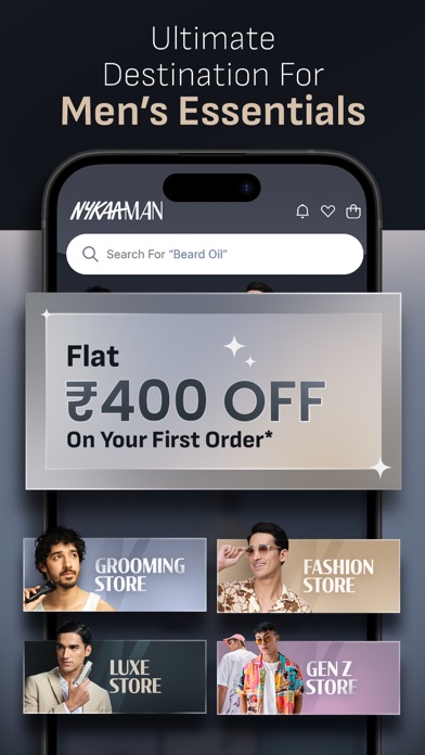 Nykaa Man-Men's Shopping App Screenshot