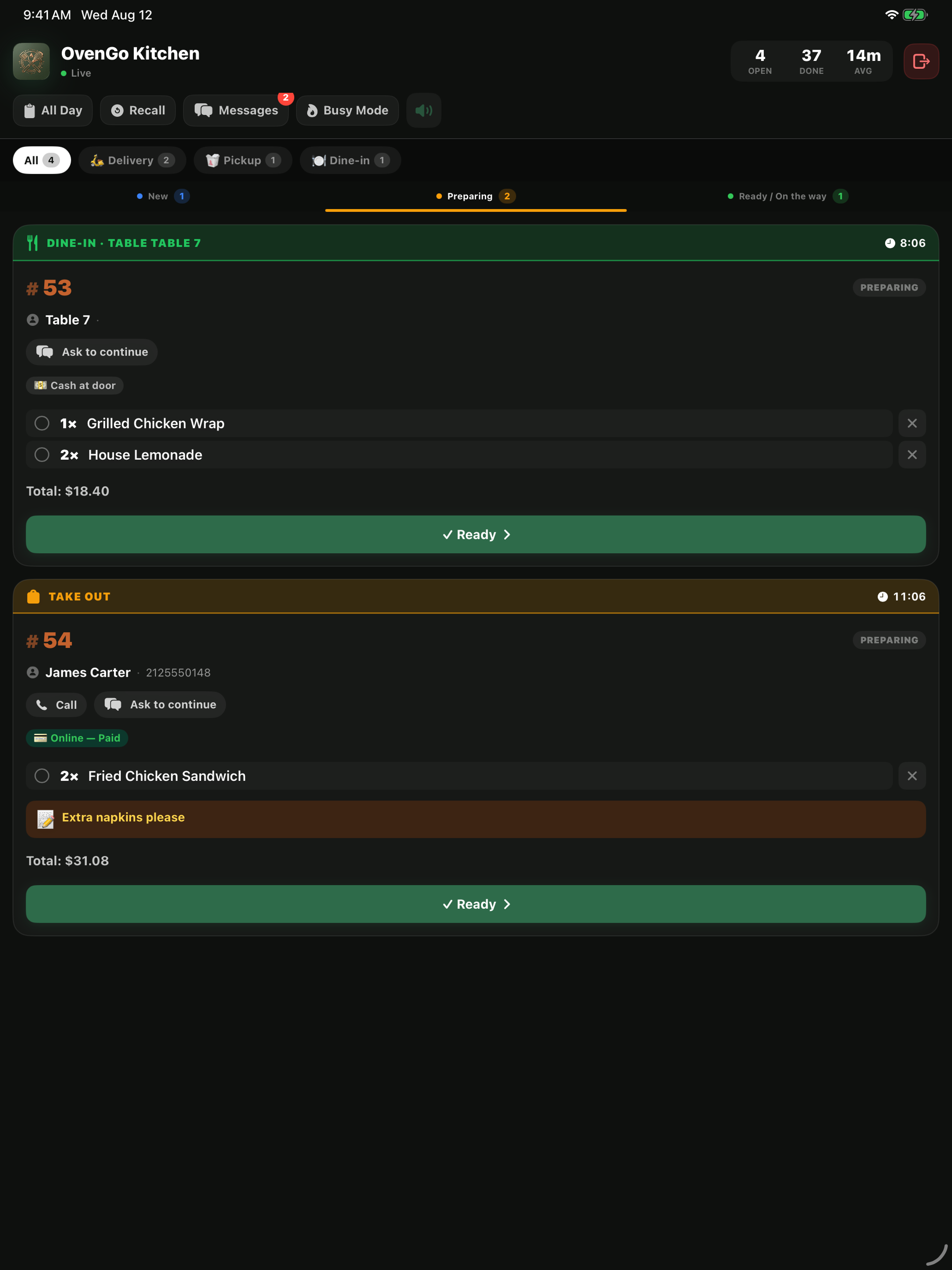 OvenGo Kitchen screenshot 4