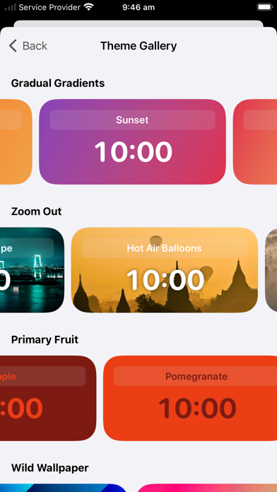 Widget Timer Screenshot