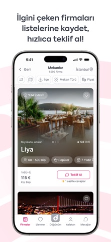 Düğün.com – Düğün Planlama iPhone screenshot 3
