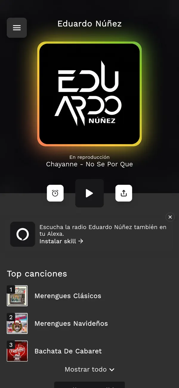 #1. Eduardo Núñez (iOS) By: Radiobox Hosting LLC