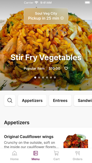 Soul Veg City iPhone screenshot 2 - Food & Drink app