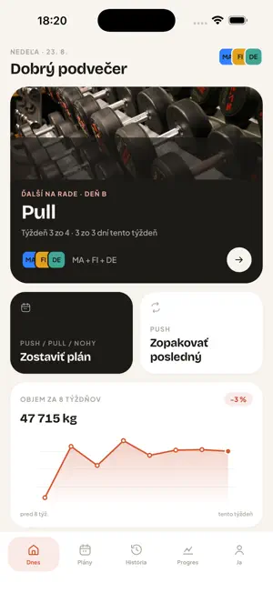 Zápisník tréningov screenshot 2