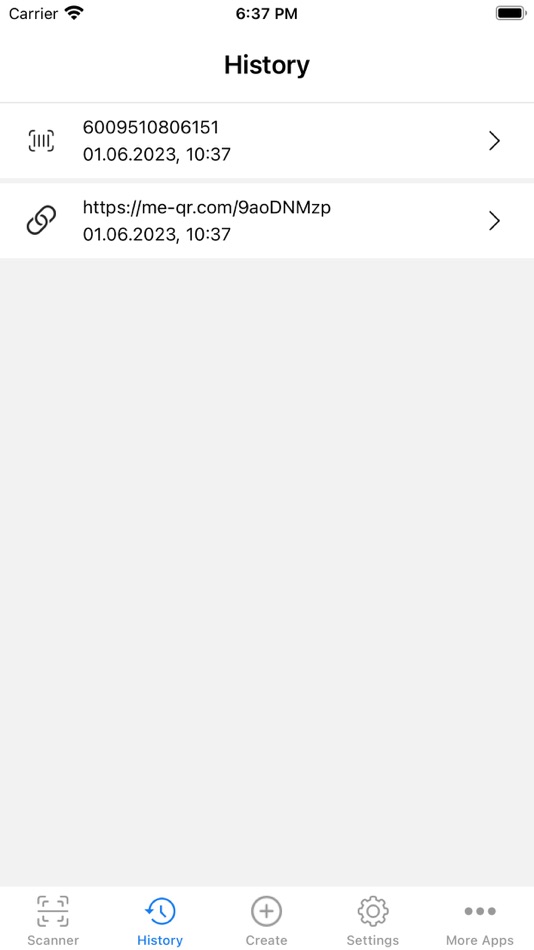 #5. QR Code Reader + Barcode App (iOS) بواسطة: Manimau Studios Pte Ltd