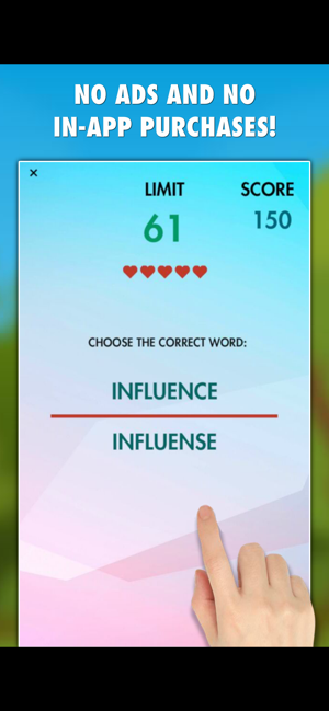 Captura de pantalla de Spelling Challenge PRO