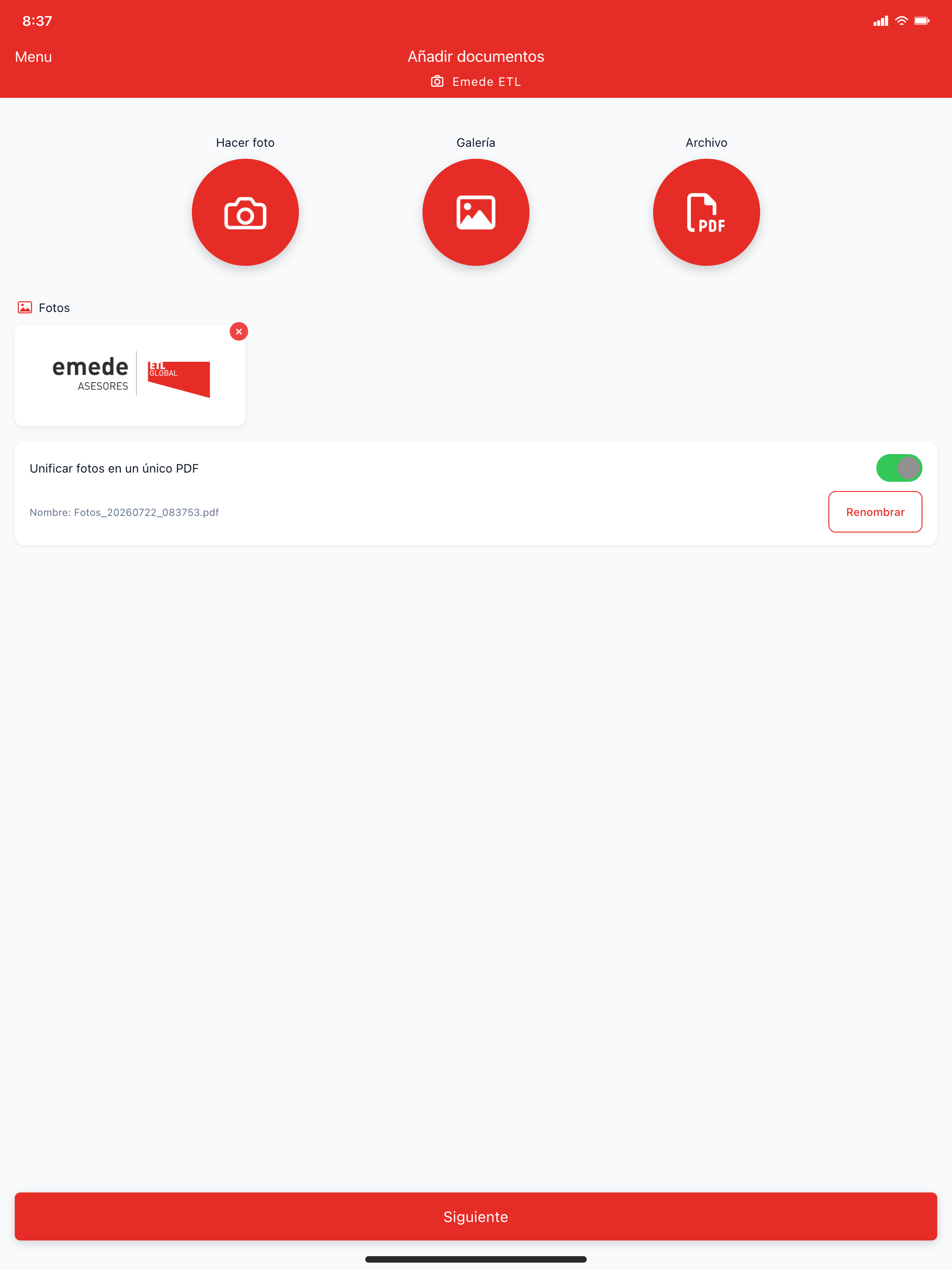 Emede ETL screenshot 9