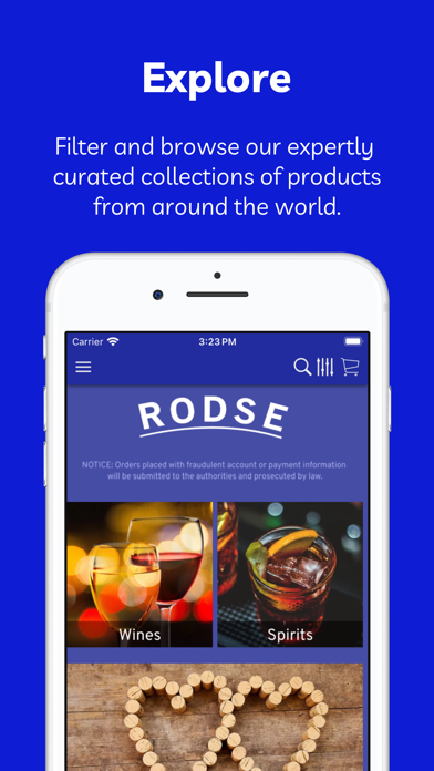 Screenshot #1 pour Rodse Wine and Liquor
