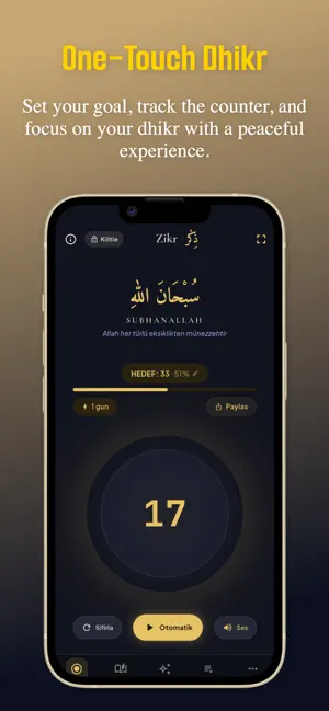 Dhikrly: Tasbih Counter screenshot 1
