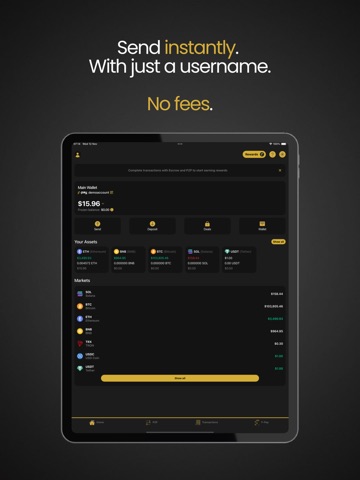 Fiature: Social Money App iPad screenshot