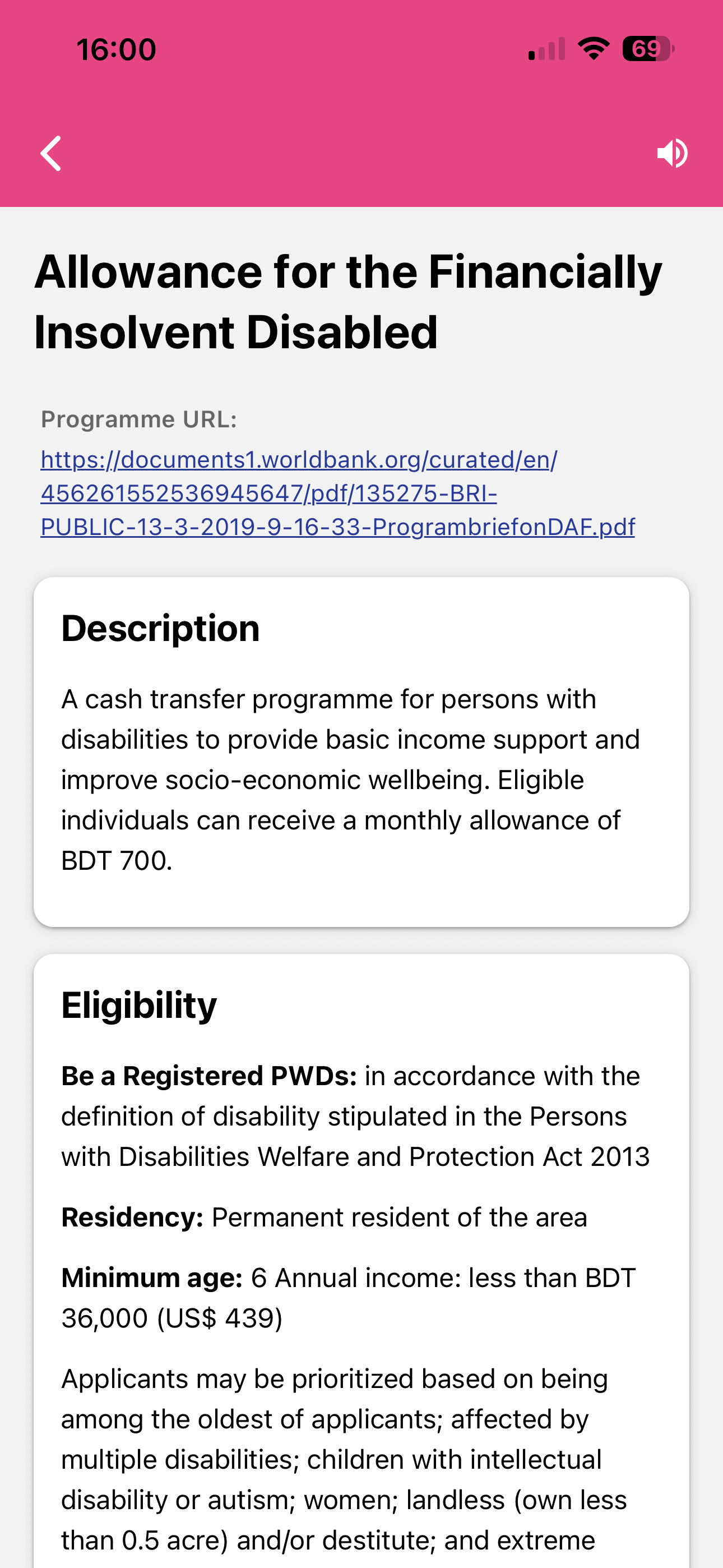 EWG Social Protection screenshot 5