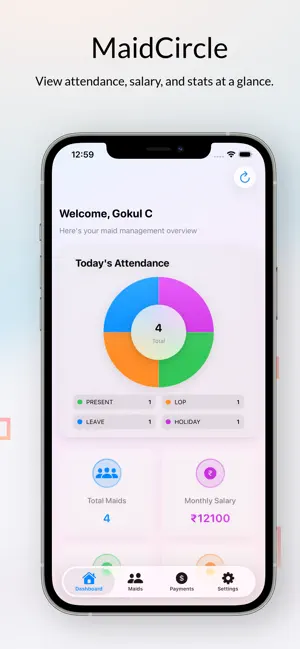 MaidCircle: Attendance Tracker screenshot 4
