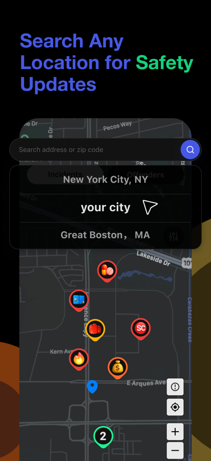 CrimeRadar Screenshots