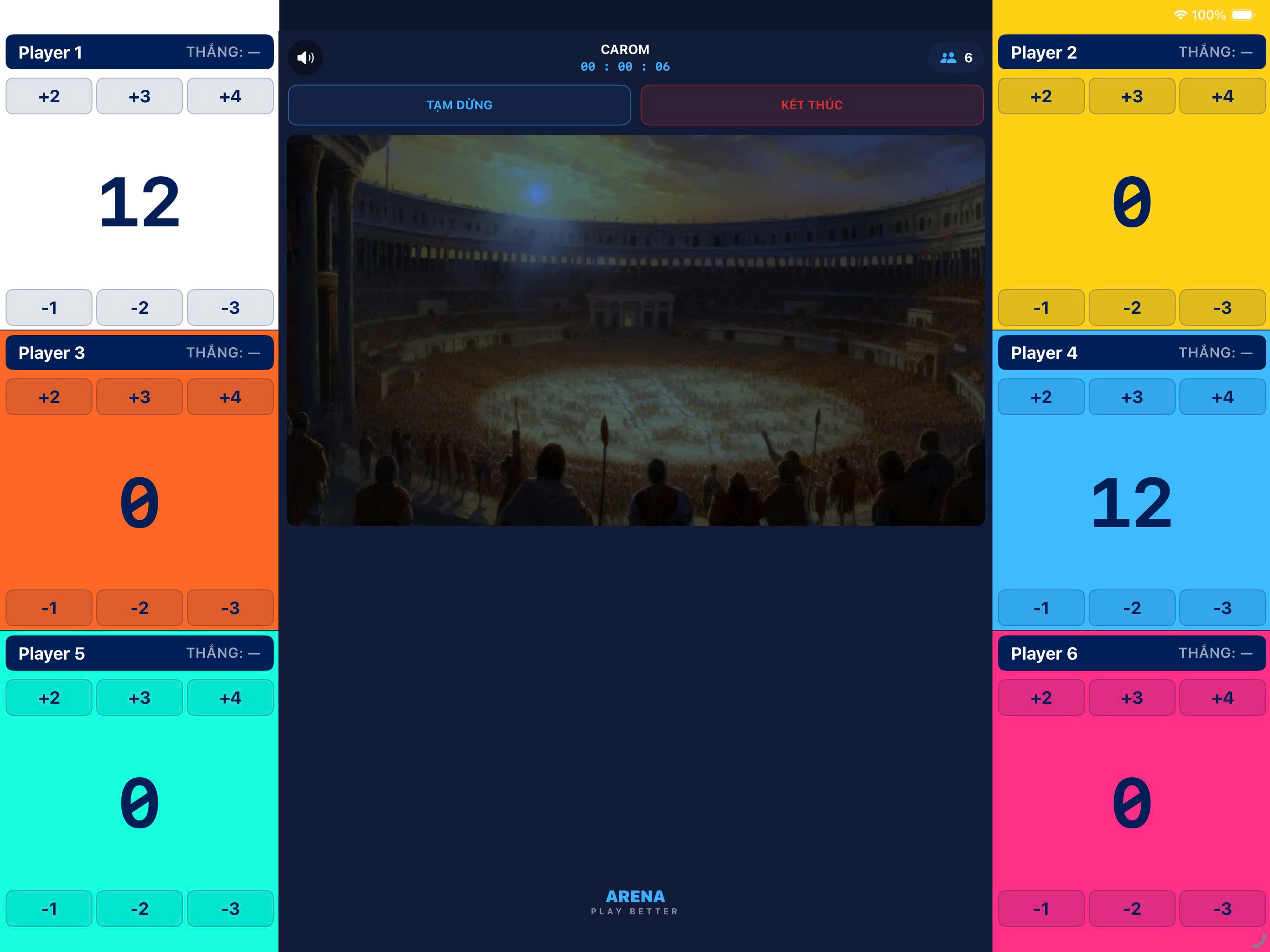 Arena Scoreboard