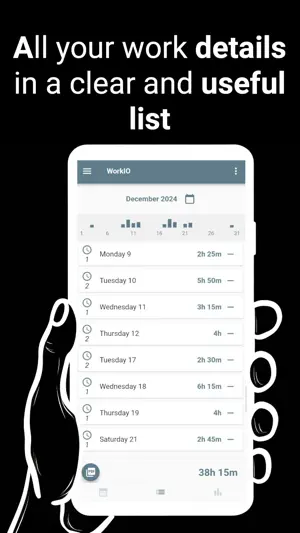 WorkIO Pro - Work Time screenshot 2
